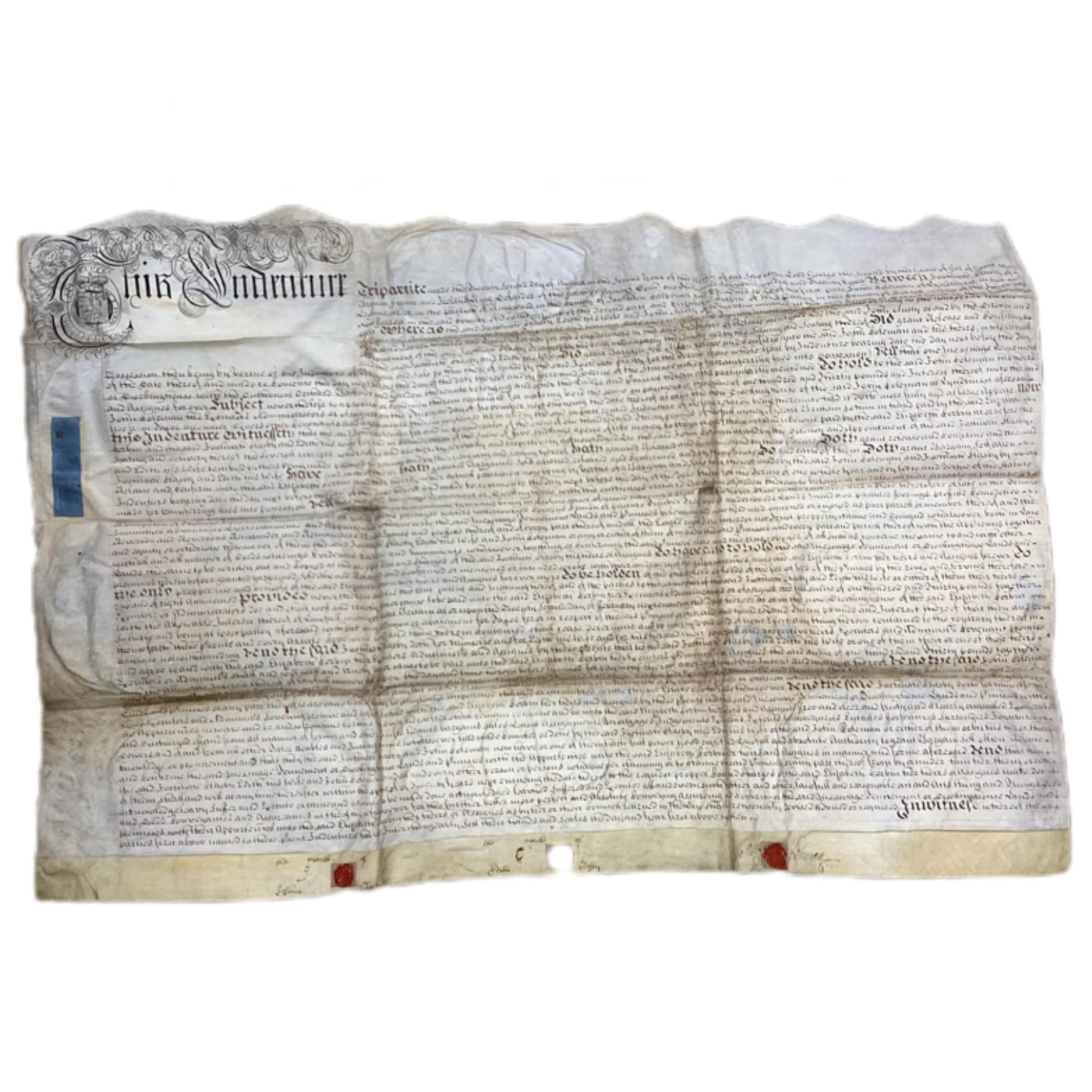 Legal documents - 18th and 19th cents., mostly ms. on parchment and paper; includes London (Paddington Estate) and Ireland. (approx. 100 items, plus numerous loose 'scraps')